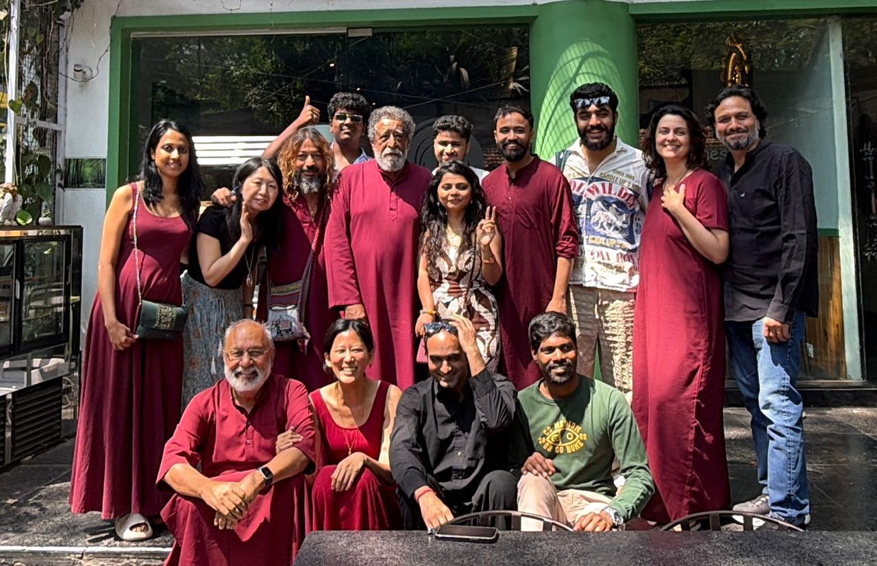 Oshoba Retreat group gathered together, Divine Door Nepal